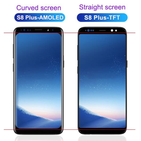 Super AMOLED S8+ G955F Screen Assembly for Samsung Galaxy S8 Plus 2025 Lcd display Digital Touch Screen with Frame Replacement