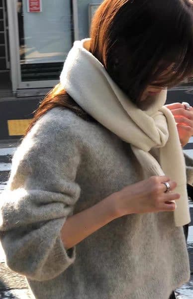 1-498 New solid color versatile warm imitation cashmere