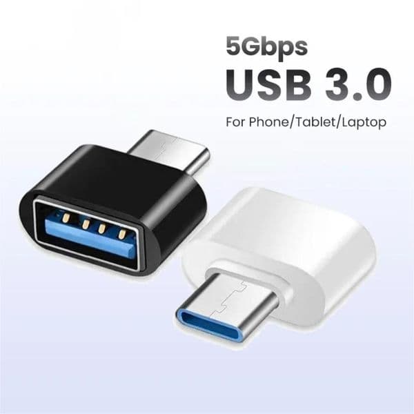 Mini Type C to USB Adapter 3.0 USB-C Male OTG A Female Data Connector For MacBook Pro iPad Mini 6/Pro MacBook Air Type C Device