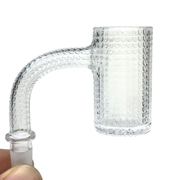 25mm 2.5mm Quartz Banger Heart Nail with Love Style Gifts for Couples Full of Love Beveled Top Funny Domeless Nails