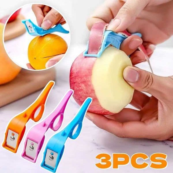 Portable Apple Peeling Machine Portable Fruit Peeling Stainless Steel Manual Pear Kiwi Peeling Thin Leather Knife Household Kitchen Small Tool W241225