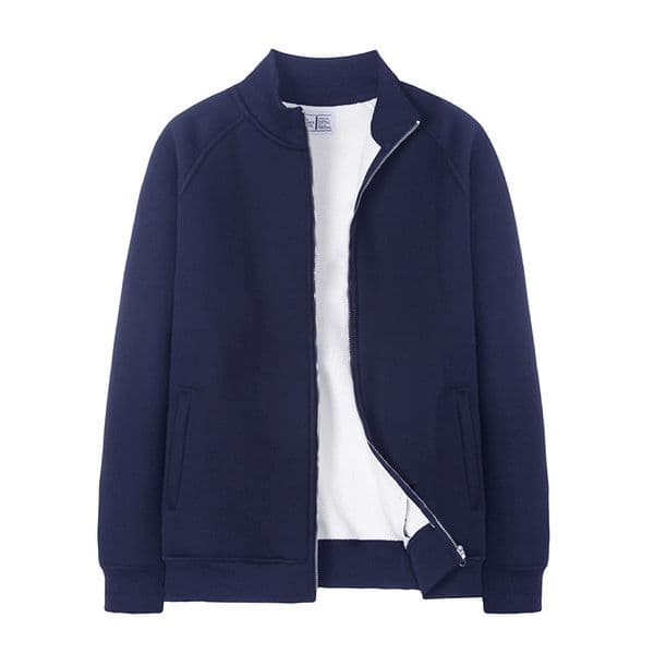 (97) New winter men lambskin zipper cardigan sweatshirt jacket