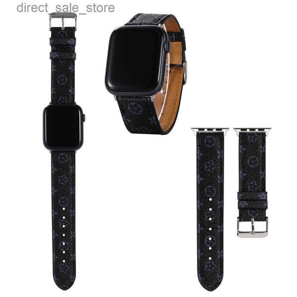 Smart Straps designer Luxury Apple Watch Band 38 40 41 42 44 45 49 mm printing Watchs Strap Wristband For Iwatch 8 7 6 5 4 SE