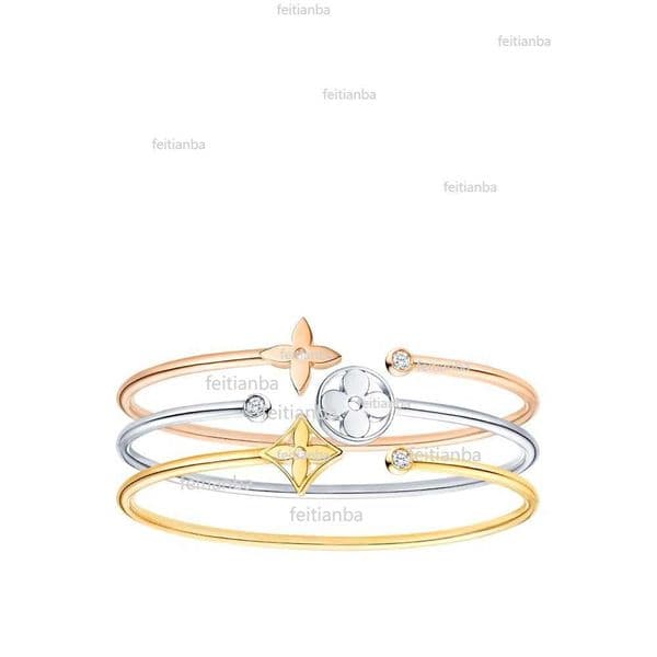 Designer Bangles Bracelet designer open bangle gold rose gold bracelet jewlery for women men bangle stainless steel jewellery Not allergic designer bracelets