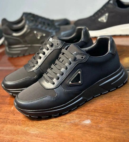 Famous Men Shoes Prax 01 Sneakers Re-Nylon Brushed Leather Nylon Mesh White Black Skateboard Walking Runner Casual Outdoor Sports EU38-46