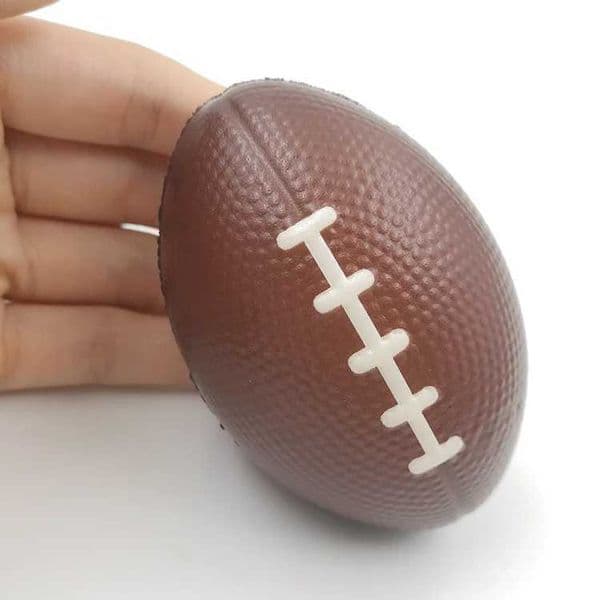 Relax our stress resistant Fidget rugby office and childrens brown stress release bouncing squeeze relief toys W241230
