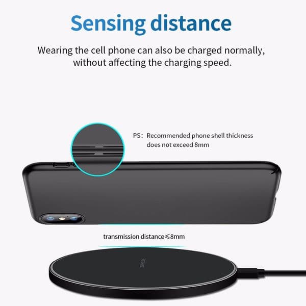 30W Fast Wireless Charger For Samsung Galaxy S9/S23 S22 Note 9 USB Qi Charging Pad for 2025 iPhone 12 15 XS Max XR 14 Huawei P40 Pro