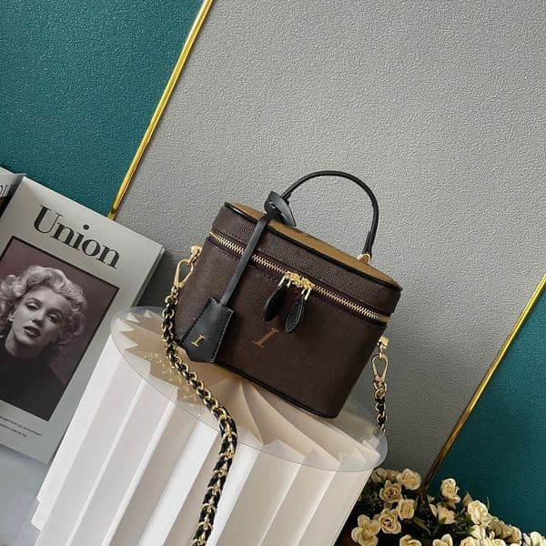 Luxury handbag top handle women's designer shoulder bag Capuchines BB handbag crossbody bag Aurillon leather handbag women's wallet