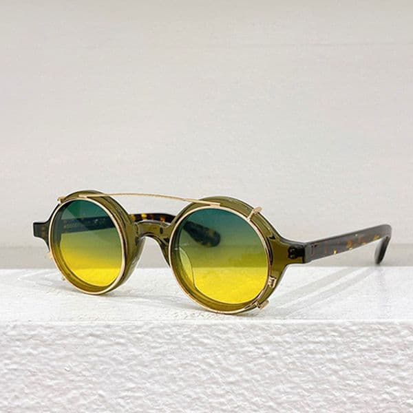 New brand retro round sunglasses ZOLMAN Mens Womens retro oval glasses 100% UV resistant summer fashion Womens vacation sunglasses of top quality