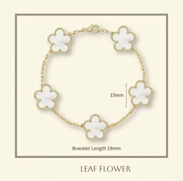 Clover Bracelet For Men and Women Designer jewelry Leaf Bracelets Gold Sier Plate Agate Dia Fashion Charm Chain Wedding Gift Party1