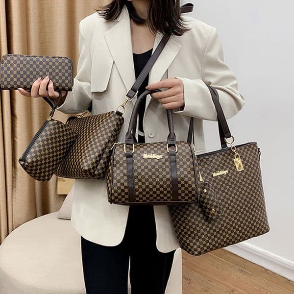 1PC Women's new foreign trade tide mother six sets of fashion printing hometown shoulder crossbody bag small handbag designer bag