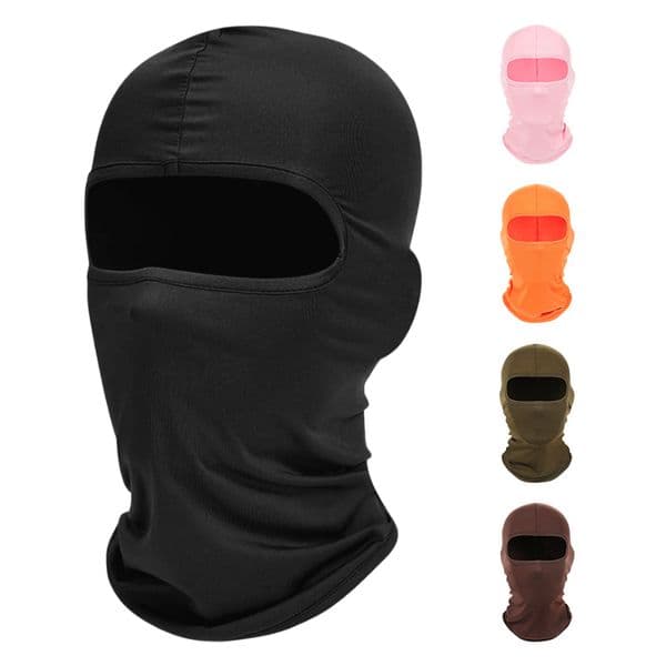Men's Cycling Cap Balaclava Full Face Ski Mask Hood Hiking Camping Hunting Tactical Military Airsoft Cap Bike Hats Neck Gaiter