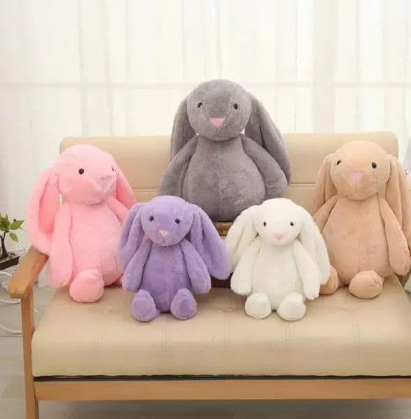 30cm Easter Bunny Plush Toy Cartoon Simulator Long Ear Soft Rabbit Stuffed Animal Doll Toys for Kids Birthday Christmas Girlfriend ZZ