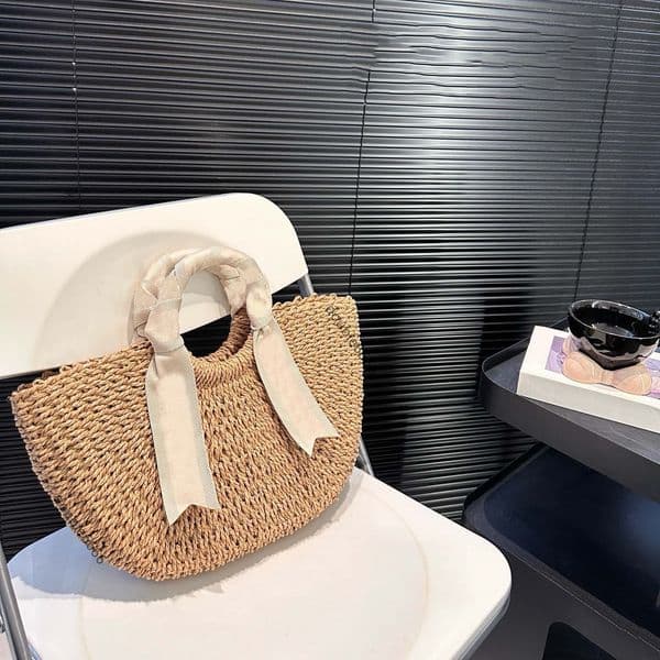 Designer Bags Luxury Totes Beach Bags 10a Best Quality Women Straw Basket Shoulder Bags Super Capacity Handbags Tote Purses Summer Real Leather Bag Handle