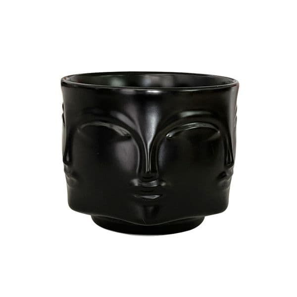 Designer Gold/ Black/ White color Nordic Ins Style Creative Personality Face Vase Modern Minimalist Ceramic Floral Home Bar Bookstore Decoration Ornaments