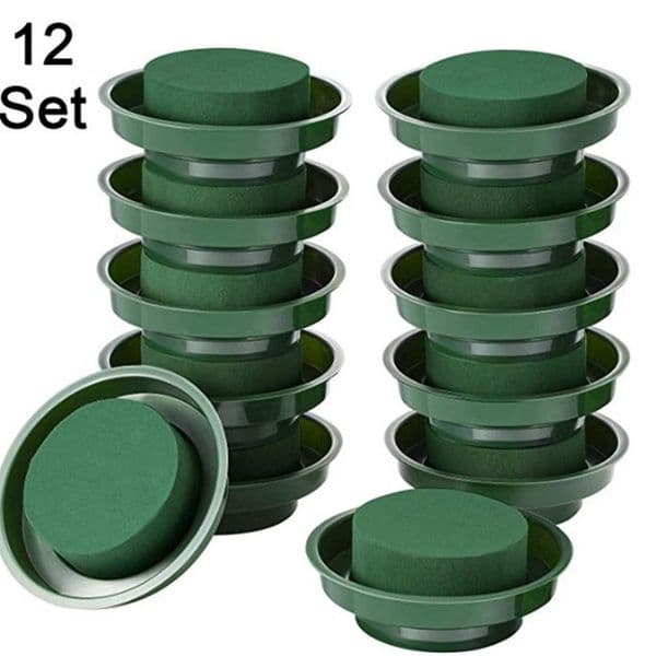 Small disc manufacturers spot cylindrical round packaging material reinforced flower mud flower mud absorbent strong flower Mud Bowl