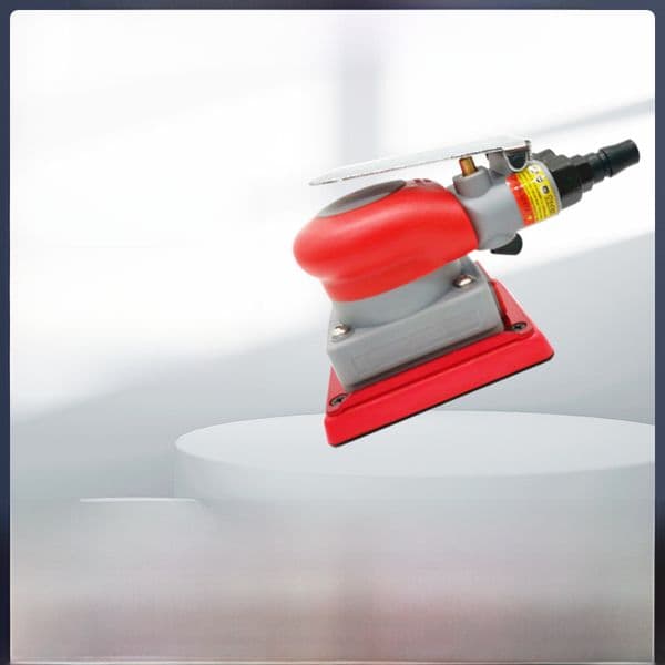 Square pneumatic Sander hand-held small sandpaper Machine car polishing and waxing machine flat dry grinder thickened non-slip