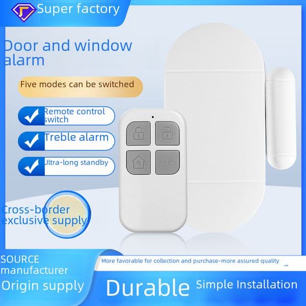 Cross-border door magnetic alarm multi-function wireless door and window alarm remote control function household anti-theft device anti-theft