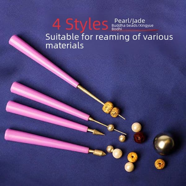 Wen Play Reaming Needle Bead Bead Tool Handmade Drill Glue Blocking Jade Pearl Agate Bead Artifact