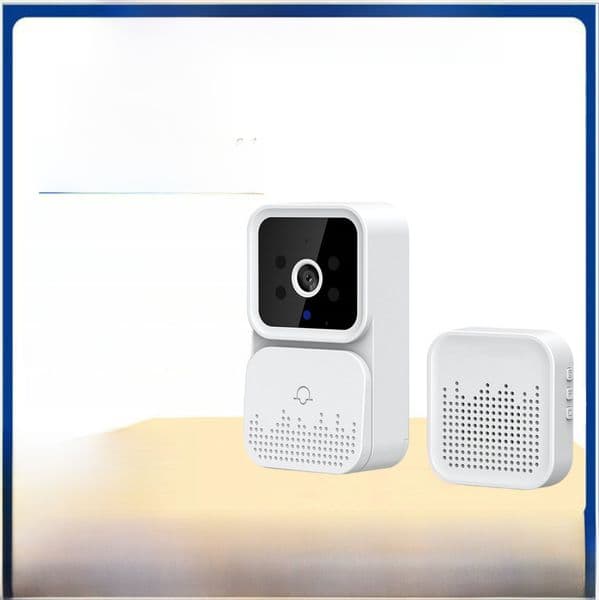 Video doorbell intelligent life language intercom indoor Ding Dong machine WiFi interconnection remote monitoring doorbell E6 graffiti