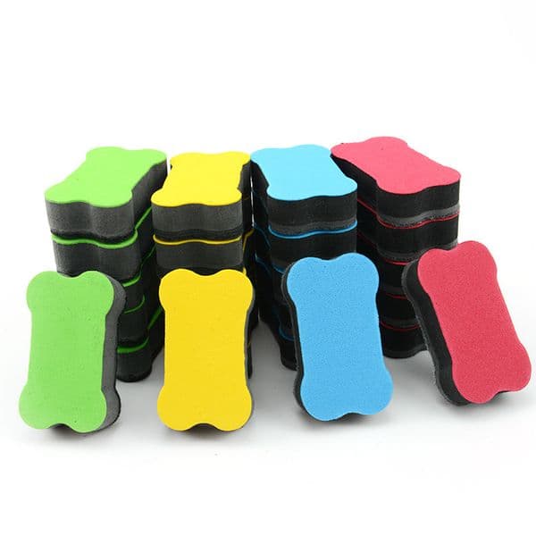 Factory wholesale small bone EVA board eraser children board eraser blackboard eraser spot a generation of eva magnetic board eraser