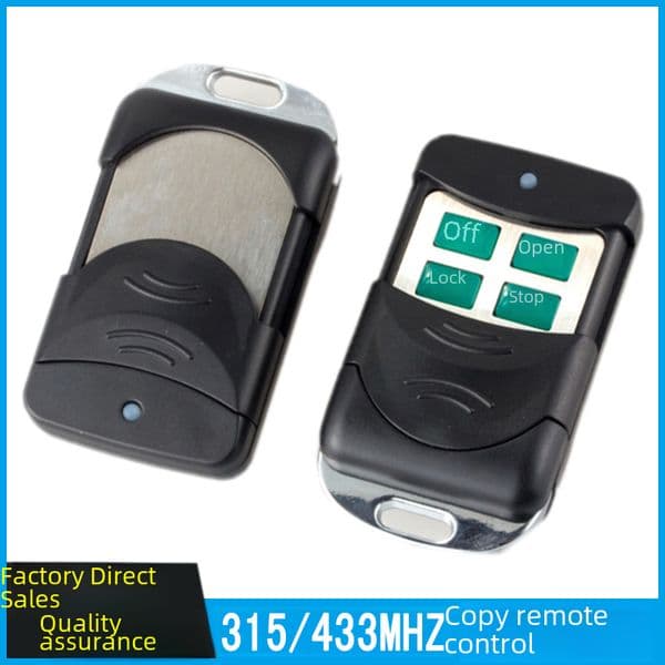 Retractable door barrier gate remote control copy 443 frequency remote control electric door shutter door copy remote control