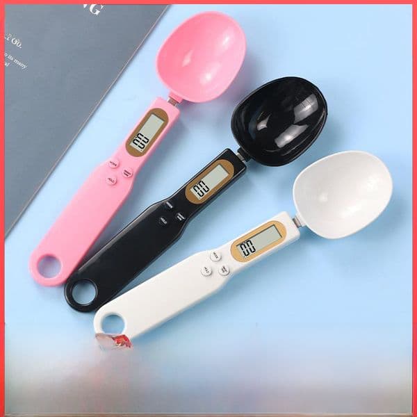 Hand-held electronic spoon scale food electronic scale gram scale precision electronic scale gram weight food ingredients dog food measuring spoon scale
