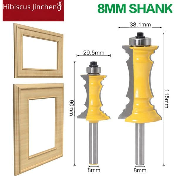 8mm Handle Drawer Face Frame Panel Cutter Handrail Cutter Cabinet Door Panel Cutter Kitchen Door Panel Cutter Woodworking Cutter