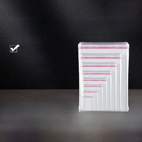 27cm opp adhesive products self-adhesive bag transparent 27*38 disposable slippers packaging bag plastic bag square