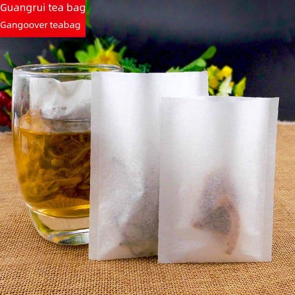 100 tea bag disposable tea bag filter paper heat sealed tea filter bag spot coffee powder soup bag
