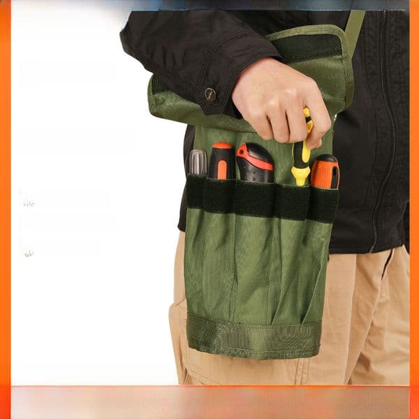 Gebo Wolf tool kit portable car hanging tool bag multi-functional cross-border thermal mining canvas hardware tool kit