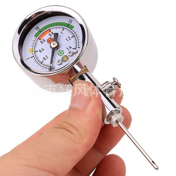 Cross-Border Football barometer basketball volleyball measuring press detachable deflation American air needle metal barometer