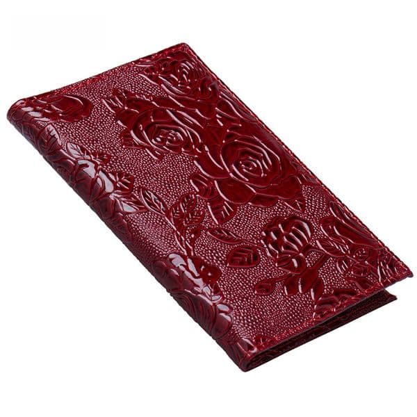 Three-dimensional peony flower Passbook set PU Passbook foreign trade Passbook leather foreign trade Passbook ticket holder wholesale