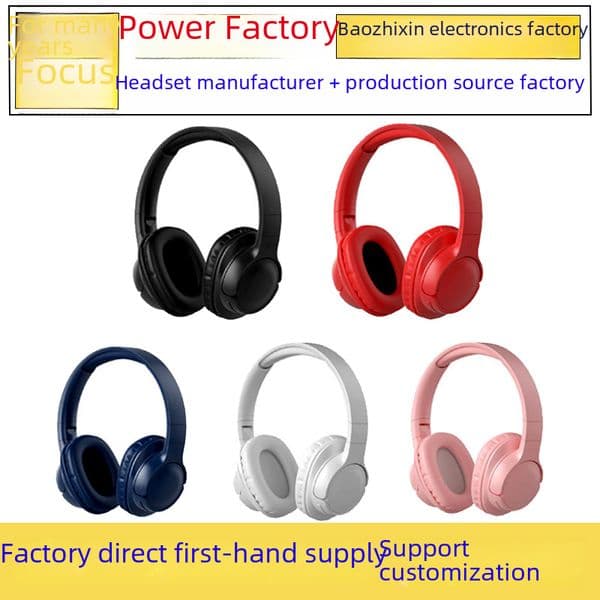 Music card game boys and girls running heavy bass headset wireless Bluetooth headset mobile phone computer Universal