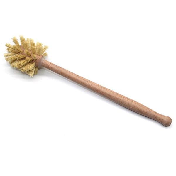 Cross-border spot cleaning brush large long handle Beech bottle brush Mexican sisal fiber bamboo toilet brush