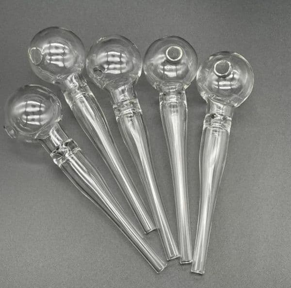 Shenzhuglass Newest Design hookahs Quartz Glass Burner Pipe Clear Tube Thick smoking Hand Tobacco