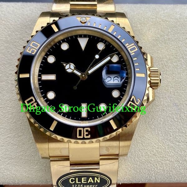 Super Quality Mens watches luxury 41mm 126618 3235 mechanical automatic watch ceramic bezel 904 stainless steel Man luxurious sport watch 40mm Montre de Luxe