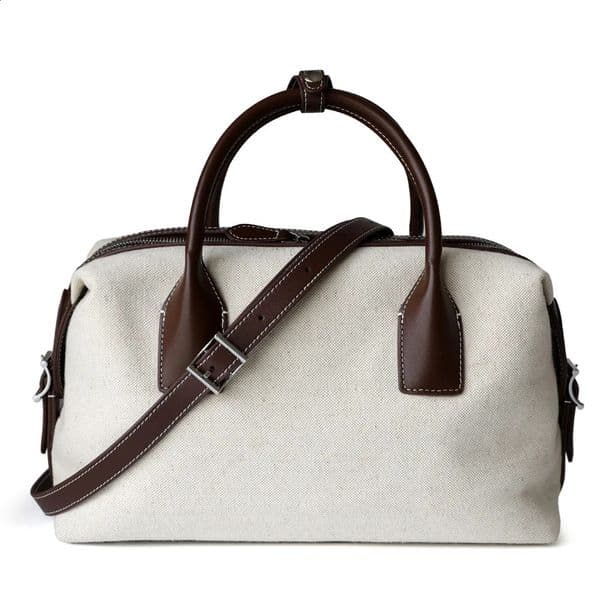 Arrvial Women Canvas Boston Bags High Quality Large Classic Female Shoulder Crossbody Bag Commute Handbags 240723