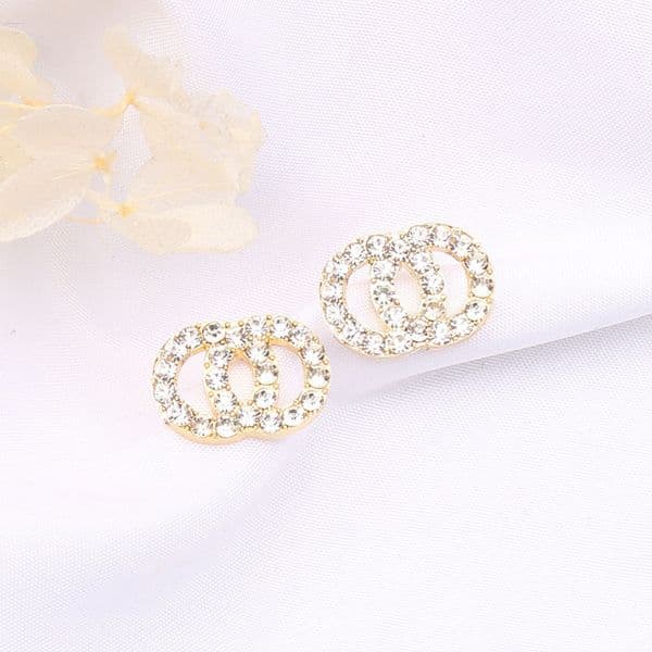 Vintage ohrringe stud earings designer jewlery for woman classic design valentines day luxury earrings for women 2023 hip hop stainless steel plated silver earring