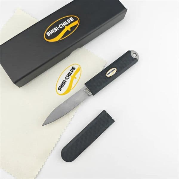 2024 ShiSI Childe Mini Fixed Blade Knife Pocket Knife 440C Sharp Blade Knife Portable Outdoor Camping Survival Self Defense Tactical Hunting Tools 15006 15700 15002