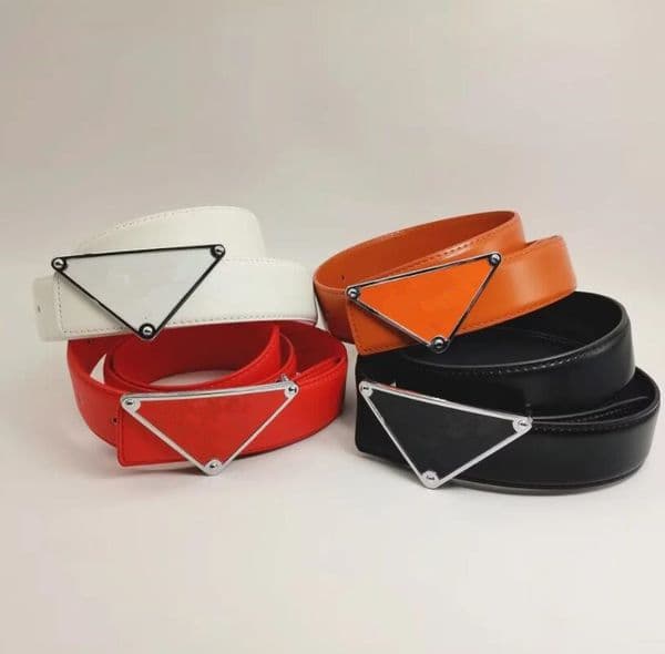 2023 Fashion Classic Belts For Men Women Designer 3.5cm Sier Mens Black Smooth Gold Buckle Leather dresses Belt