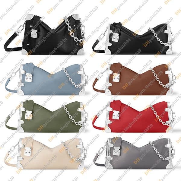 Ladies Fashion Casual Designe Luxury SLIM TRUNK Bag Shoulder Bags Crossbody Totes Handbag Top Handbag Bag Top Mirror Quality M25445 M12596 M12560 M11350 Purse Pouch
