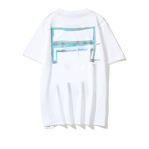 off white shirt designer t shirt Luxury Clothing Mens Shirts and Women Loose Tees Tops Man Casual Street Graffiti Luxury fashion classic trend designer 68f