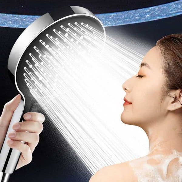 2024 New 15CM Large Panel Shower Head High Pressure 3-Mode Portable Water Saving spray Deluge Faucet Bathroom AccessoriesW240730