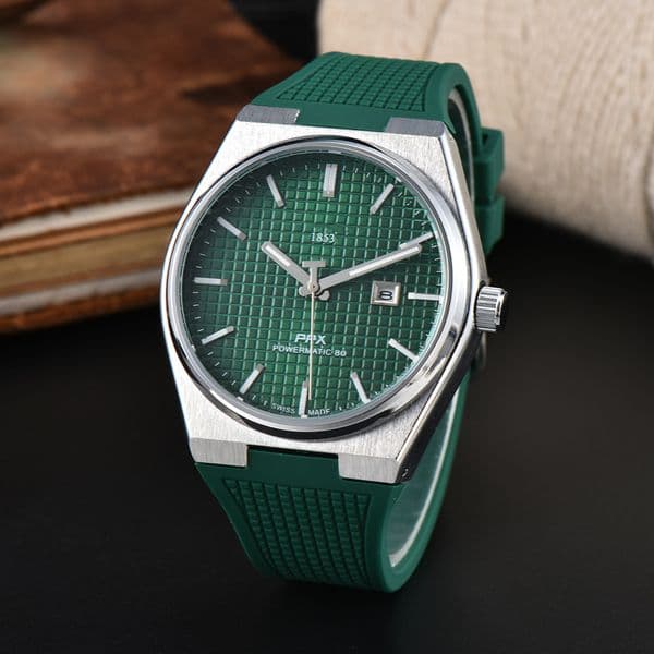 Top Mens TISSOTSity 1853 watch designer luxury quartz movement watches high qualit rose gold size 42MM stainless steel strap sapphire Orologio PRX Wristwatches #326