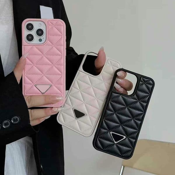 Designer Phone for 16 Pro Max Cases Card Holders Apple iPhone pro max 13 12 11 13promax 15pro 14 15 Plus Case Brand Leather Caviar Quilted Mobile Cover