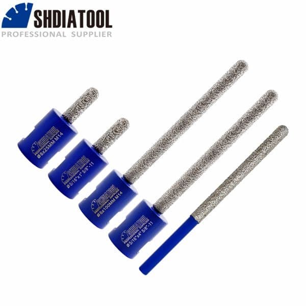 1pc Dia Milling Finger new Bit for 2025 Mortar Removal M14 or 5/8"-11 or Round Shank Brick Stone Grinding SHDIATOOL Mortar Raking Bit
