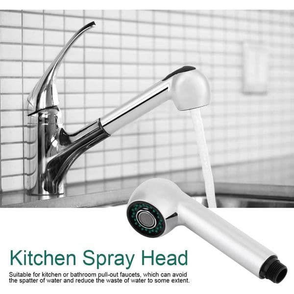 G1/2 Kitchen Mixer Tap Spare Replacement Faucet Pull Out Spray Shower Head Kitchen Accessories Bathroom Sink Tap Mixer Tap