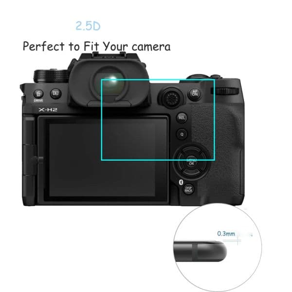 1PCS Camera Tempered Glass For FUJI X-H2 X-H2S X-H1 Xh2 Xh1 Xh2s Screen Protector HD Clear LCD Protective Film Glass Cover