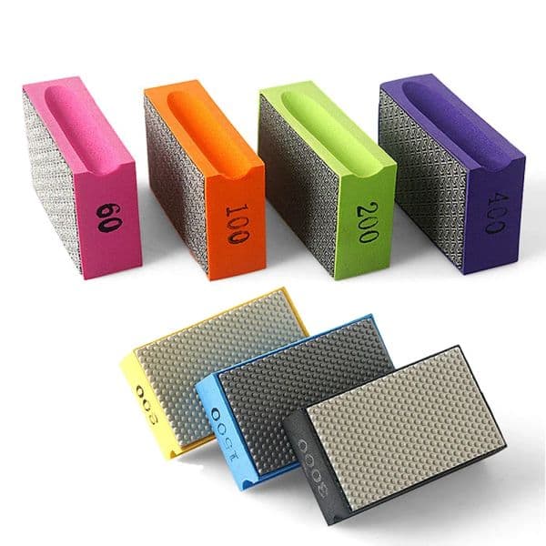 New Dia Hand Polishing Pads Stone Marble Ceramic Abrasive Sanding Disc Tile Glass Grinding Block Polisher Tools